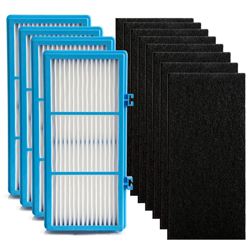 LBLVBNEWD Aer1 Filter Replacement for Holmes AER1 Air Purifiers, 4 True Air Filters + 8 Carbon Booster Filters for Replacement Parts # HAPF300AH-U4R, HAP242-NUC - Image 1